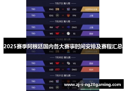 2025赛季阿根廷国内各大赛事时间安排及赛程汇总 2025赛季阿根廷国内各大赛事时间安排及赛程汇总